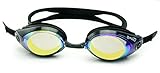 Optische Schwimmbrille mit verspiegelten Gläsern für verbesserten Blendschutz.