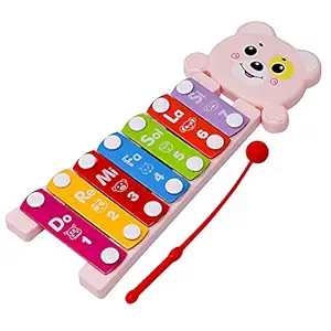 DishanKart Musical Striking Piano Xylophone Toy for Kid 3+ Years Old - Pink Color