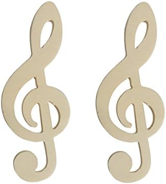 The key of Wooden Violin for Tea Placemats DIY hobby