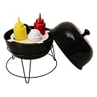 Kugelgrill Gewürzhalter Grillset – BBQ Grill Gewürzhalter Grill Set Grillzubehör – Bild 2