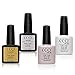 CCO UV LED NAIL GEL POLISH SOAK OFF FRENCH MANICURE SET TOP BASE PINK & WHITE