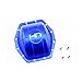 Produktbild Hot Racing YET12CS06 Aluminum Ar60 Axle Diff Cover (1)(Blue) - Axial Yeti by Hot Racing