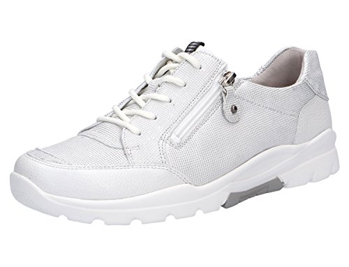 Waldläufer Haruka, Chaussures de Ville à Lacets pour Femme - Argenté - Silber,