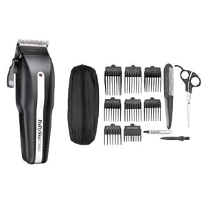 BaByliss For Men 7498BU Powerlight Pro 15 Piece Clipper Set