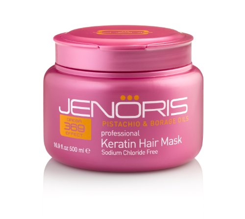 Jenoris Pistachio and Borage Oil Professional Keratin Hair Mask - Sodium Chloride Free