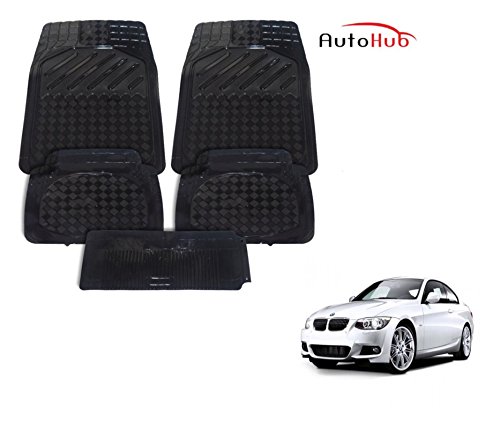 Auto Hub 6905 Premium PVC Car Floor Mats For BMW 320d - Black RS.1499 (57.00% Off) - Amazon