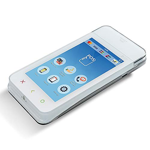 myPOS Mini Ice poche lecteur de cartes de crédit avec carte de données inclus pour une connexion Internet gratuite et constante pour les paiements sans contact