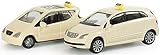 Verkehrsmittel: Taxi 065375 - Herpa - N-PKW Set - Taxi (MB A-Klasse/MB B-Klasse)