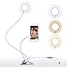 Price comparison product image Selfie Ring Light with Cell Phone Holder Stand,OUNIER 48 LED Live Stream and Makeup [3-Light Mode] [10-Level Brightness] With 360 Rotating Long Arms for iPhone, Android Phone,Use in Youtube, Facebook, Instagram, Twitter, Online Chat ect [Energy Class A+] (White)