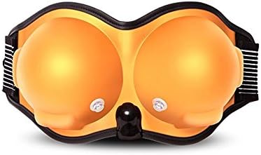 Breast Chest Massager Far-Infrared Vibration Breast Enhancer For Fuller Firmer & Rounder Breasts - 3 Temperatures 4 Massage Heads , s