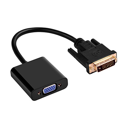 V.TOP DVI auf VGA Aktives Video Adapter / Konverter Kabel (DVI zu VGA, 1080p, Schwarz) - 4