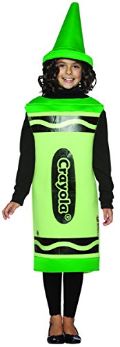 Rasta Imposta Crayola Green Costume,Green,7-10 (disfraz)