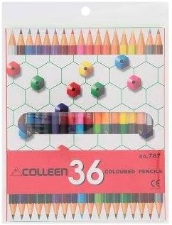 Colleen 36 Coloured Pencils 18 pcs 1 Set by Colleen