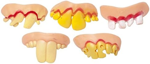 Dabbie Funny dentures Buck teeth Vampire teeth Zombie front teeth Funny braces Tricky Halloween item