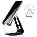 Price comparison product image COOLOO Phone Stand, Adjustable Mobile Phone Stand, Universal Desktop Stand, Cradle, Holder Compatible iPhone 8 7 6 6s plus 5 5s Desk, Other Smartphone-Black