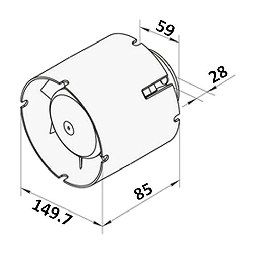 ROHR- EINSCHUBLÜFTER KL 150 - 2