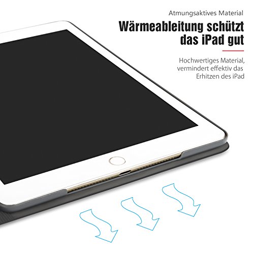 AUAUA iPad Mini 4 Hülle, iPad Mini 4 Lederhülse Smart-Schlaf,Sie werden mit einer Membran für Schirm-schutz beschenkt werden, für Apple iPad iPad Mini 4 Apple Tablet (Rot, iPad Mini 4) - 5
