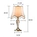 Produktbild Xuan - worth having Tischlampe Schreibtischlampe Stoff und Acryl und Metall in der Farbe weiß Schirm aus LED oder Glühlampe Beleuchtung in E27 Kappe Abblendschalter Studie Nacht Wohnzimmer Esszimmer Küche Arbeitszimmer Schlafzimmer Toilette 58 * 33cm
