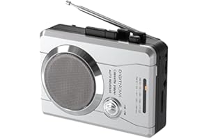 MERSOCO Portable Cassette Player Recorder, Vintage AM FM Radio, Handheld Compact Cassette Player Stereo with Built-in Speaker & Microphone