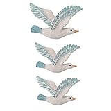 adornos paredes ikea Adornos de estilo mediterráneo con diseño de aves marinas