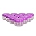 Chinatera 10Pcs Mini Cosmetic Empty Jar Pot Eyeshadow Makeup Face Cream Container (Purple)