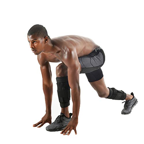 DOBEN Pesi per Polsi E Caviglie - Coppia Cavigliere con Pesi - (1 kg 2 kg 3 kg) -Unisex - Registrabile