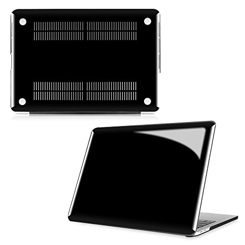 Fintie MacBook 12 Retina Hülle – Ultra Slim Plastik Hartschale Schutzhülle Snap Case für Macbook 12″ mit Retina Display A1534 [2015 Freisetzung] , Diamantschwarz - 5