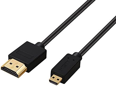 Shuliancable High-Speed HDMI to Micro HDMI (A-D) HDTV Cable Supports Ethernet Gold Plated Plugs 3D 4K and Audio Return 1M 2M 3M (2m)