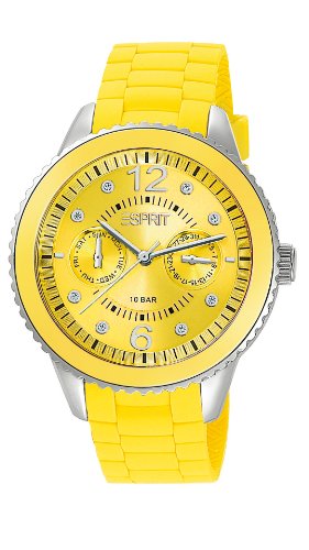 Esprit Damen-Armbanduhr Analog Quarz Silikon ES105332011
