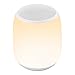 Produktbild Original Runsil Q5 tragbare Bluetooth Lautsprecher Musik Lampe Schall Schwerer Bass Klangqualität Minimalismus berührende Nachtlicht justierbare Atmosphäre LED Lichter – Weiß