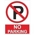 999Store office supplies sunboard no Parking sticker signage Sign Board Red 20X15 Cm