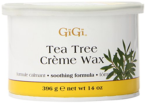 GiGi Tea Tree Cream Wax A Soothing Hair Removal Formula 396g