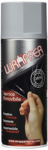 WRAPPER 400WRAPPER7001 Vernice Removibile, Grigio Argento, 400 ml
