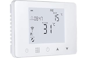LEDLUX - Termostato digital programable para caldera de gas de pared, caja 503, calefacción por agua caliente, wifi, compatible con Amazon Alexa Echo, 3 A, 220 V, ref. LL0253