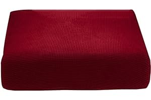 Miecoae Copri Pouf Elasticizzato Rettangolo Quadrato Copri Pouf Poggiapiedi Copri Pouf Divano Copri Pouf Fodere Coprisgabello Quadrato (Color : #12, Size : 95-130cm/37-51in)