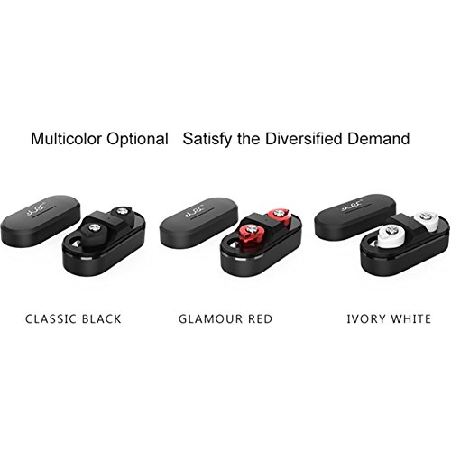 Preisvergleich Produktbild YFQH Bluetooth-Headset [Business-Stil] Wireless-Headset Bluetooth-Ohrhörer-Freisprecheinrich... Mit Clear Voice Capture-Technologie Bluetooth In-Ear-Headset Für Iphone Samsung Huawei HTC, Etc,Red