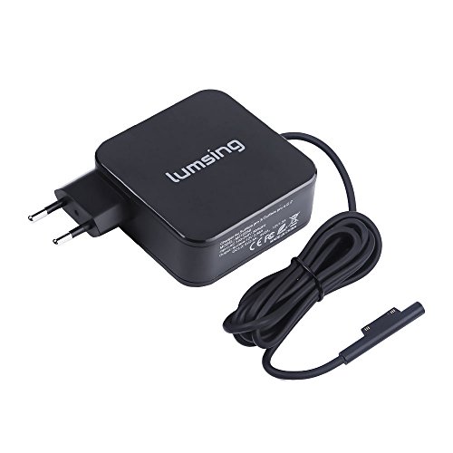 Lumsing Netzteil Ladegerät AC Adapter 12V 2.58A 36W Mit USB QC 3.0 Für Surface Pro 3/ Pro 4 i5 i7 Tablet Mit EU Stecker Schwarz