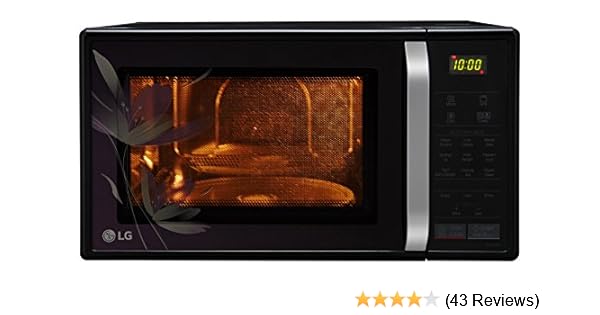 Lg 21 L Convection Microwave Oven Mc2146bp Black Amazon In
