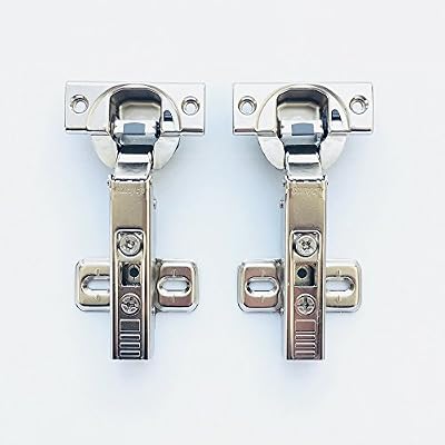 Blum Clip Top BLUMOTION 110 Degré Standard Charnieres Supérieure avec Amortisseur 71MB3550 Plein Recouvrement Charnière avec Mécanisme de Fermeture Automatique Charnière pour Armoires de Porte Cuisine et Amortissement Intégré Soft Close Complèteme…