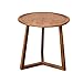 Produktbild QFQ Couchtisch aus Holz, rundes Sofa Seite Kleiner Tisch Schreibtisch Esstisch Gartentisch Nachttisch (Farbe : 40 * 40 * 40.9CM)