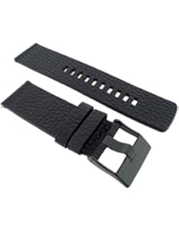 Pulsera diesel cambio de pulsera LB-DZ4311 correa de repuesto DZ 4311 correa de piel 24 mm negro