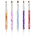 Longwithin 5Pc Acrylic Nail Art Design Painting Tool Pen Polish Brush Set