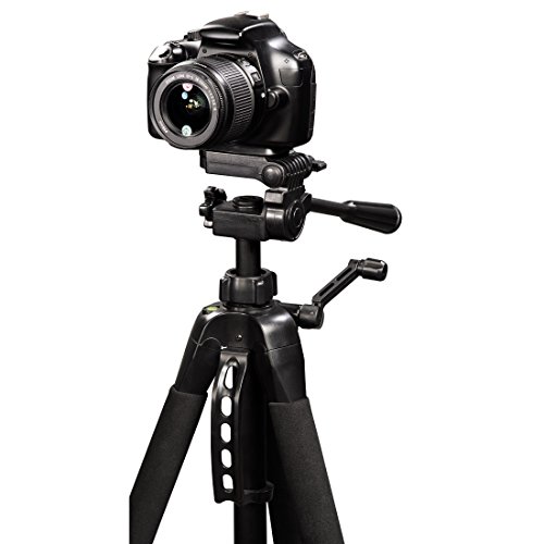 Hama Fotostativ Action 165 3D (Höhe 61–165 cm, Gummifüße und Spikes, Belastbarkeit bis 4 kg, Gewicht 1320 g leicht, Kamera Stativ inkl. Tragetasche) schwarz - 10