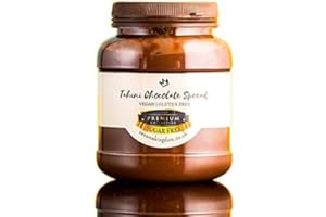 RULOP Sesame Kingdom Chocolate Tahini Spread Suger Free, Vegan, Gluten-Free, Dairy-Free. Best Taste from Premium Collection by Sesame Kingdom. 400gr.