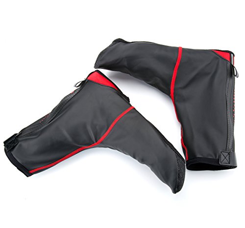 Shinmax Schuhabdeckung Radfahren Schuhbezüge, Outdoor Sports Bike Schuhbezüge Wasserdichte Wärmer Überschuhe Schuh Booties Cover für Männer Frauen MTB Winter Regen Fahrrad Fahrrad Fahrrad Mountain Road Toe Abdeckung - 8