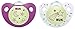 Produktbild NUK Night & Day Silikon-Schnuller, kiefergerechte Form, 0-6 Monate, 2 Stück, lila