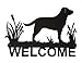 Produktbild Eagle Eye Products LLC Labor in Cattails Welcome Schild - Dekoratives Metallschild für drinnen und draußen