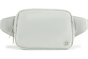 Everywhere Belt Bag Large 2L, Pander Waterproof Everywhere Fanny Pack Purse for Women and Men with Adjustable Strap. (Seal Grey)