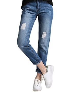 Alice & Elmer Damen Loose Fit Straight Boyfriend Jeans