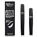 LuckyFine 2Pcs/Set Makeup Eyelash Long Curling Fiber 3D Mascara Eye Lashes Extension Black